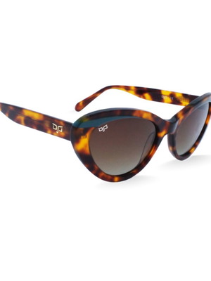 Ojo Sunglasses new women's butterfly style with brown lenses