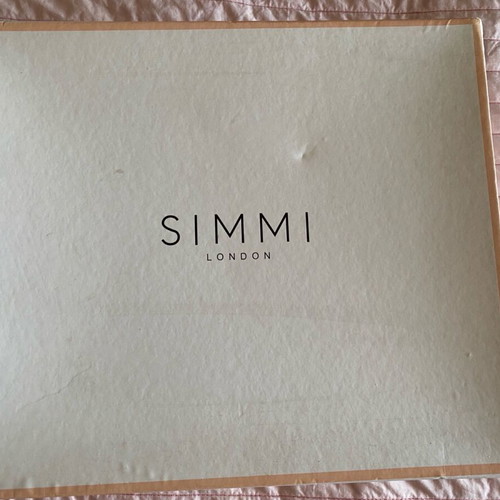 Simmi shoes satin sandals like new, size 40, brown-red