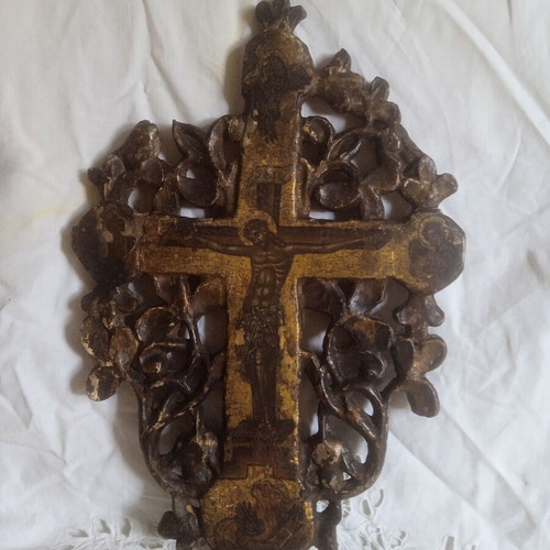 Double-sided 18th Century Blessing Cross used with certificate