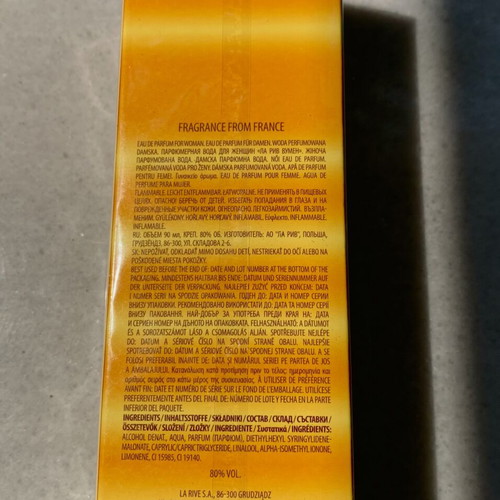 La Rive Eau De Parfum 90ml new, authentic