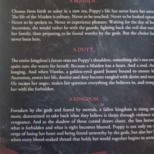 From Blood and Ash series by Jennifer L. Armentrout, 4 books in English