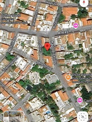 Парцел в историческия център на Егина, 114 кв.м., ъглов, за строителство