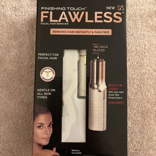 Facial hair remover for women new with 18k gold-plated surface