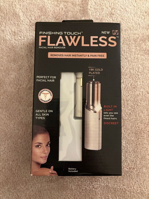 Facial hair remover for women new with 18k gold-plated surface