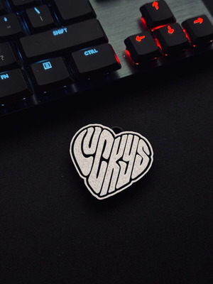 Luckys Μπρελόκ κλειδιών καινούργιο, μαύρο και άσπρο