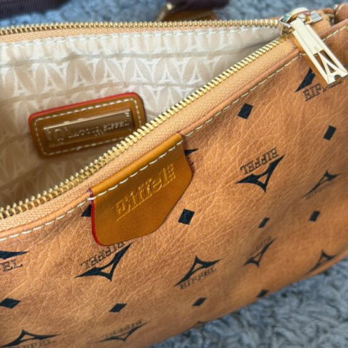 Eiffel crossbody bag like new, brown