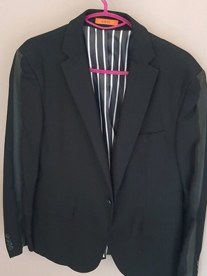 Σακάκι slim fit μαύρο σαν καινούργιο, μέγεθος L