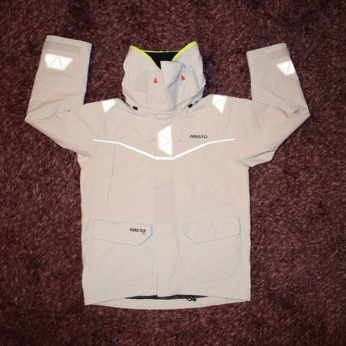 Musto MPX Gore-Tex Pro Offshore Platinum Men's Jacket Size S New White