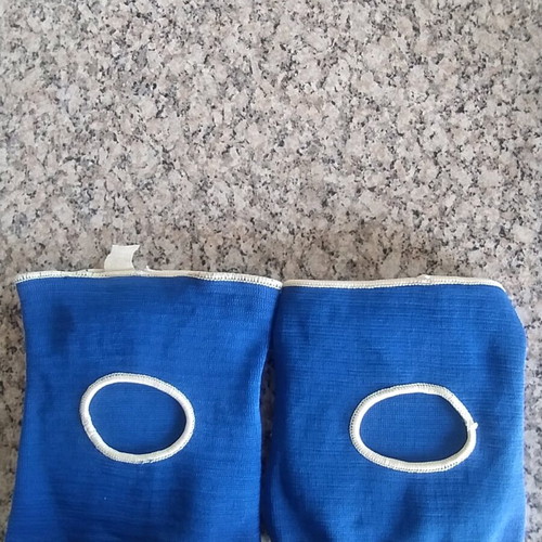 Molten knee pads used