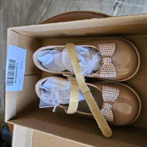 Mouger ballerinas size 23 like new, pink-beige