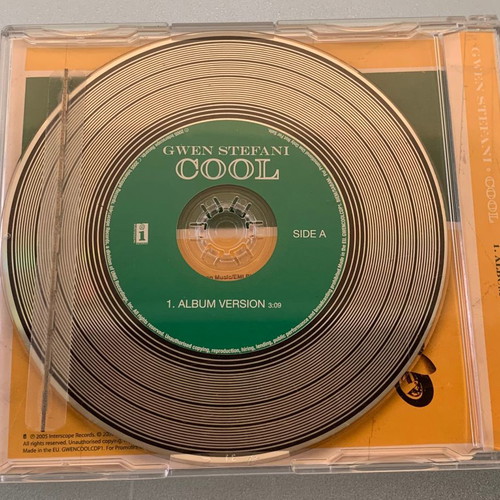 Gwen Stefani Cool promo CD single used, pop