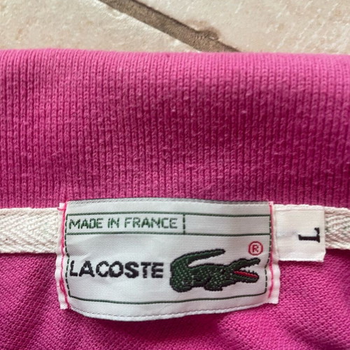 Lacoste Pink Polo Shirt Size S like new