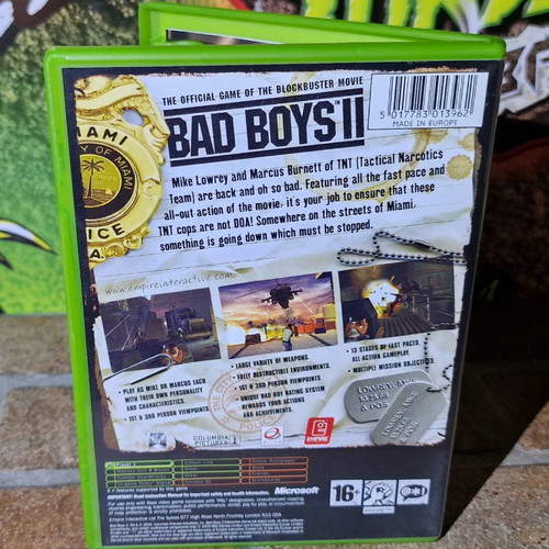 Bad Boys 2 II Microsoft Original Xbox mint