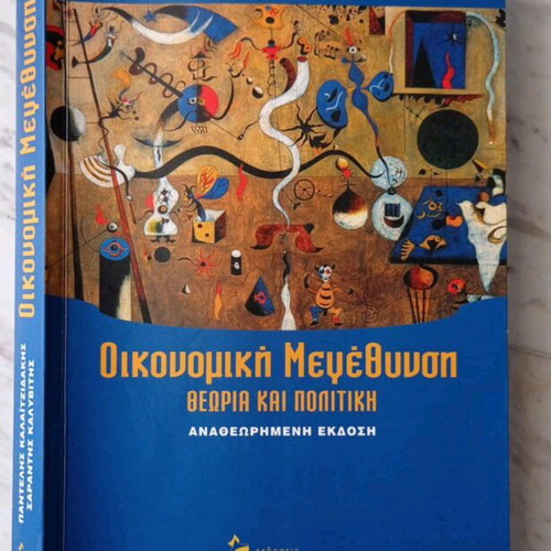 Book Oikonomiki Megethynsi revised edition like new