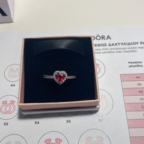 Pandora silver ring size 52 like new