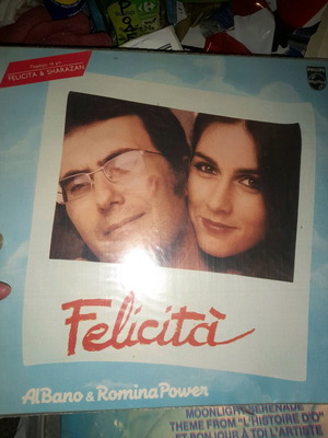 Albano & Romina Power Felicita vinyl record CD used, foreign music