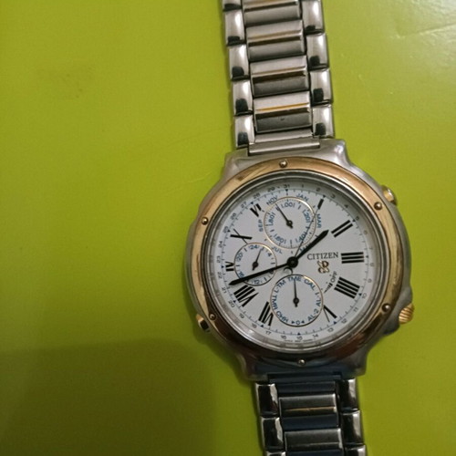 Citizen World Time Alarm Chronograph like new
