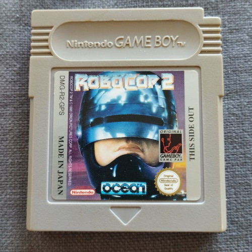 Nintendo Game Boy Robocop 2 game with case and manual