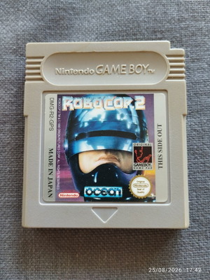 Nintendo Game Boy Robocop 2 game with case and manual