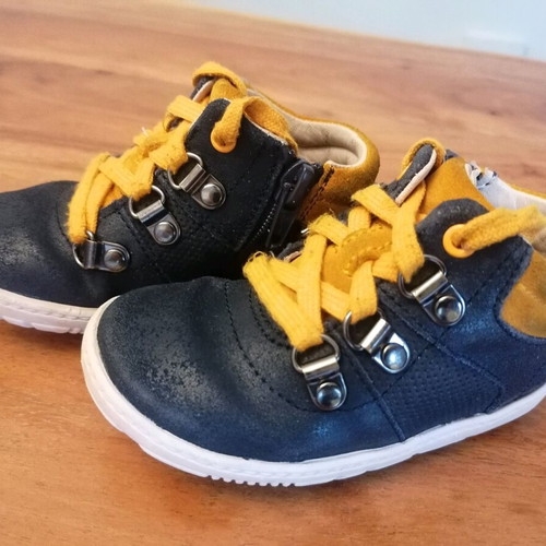Clarks baby shoes first shoes used, Maxi Square Fst, navy leather