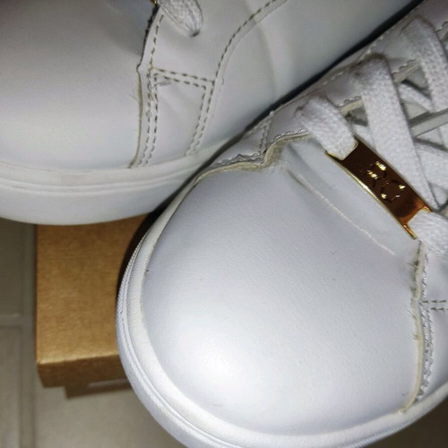 Renato Garini women's white sneakers like new, size 40