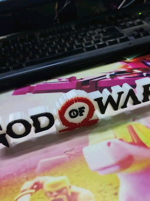 God of War 3D Printed Logo new decorative item