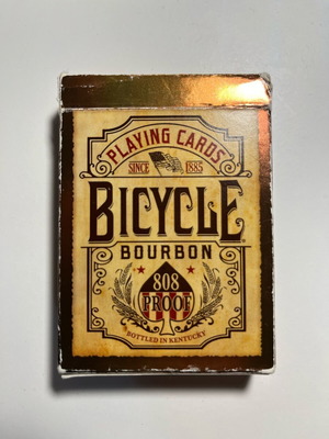 Συλλεκτική τράπουλα Bicycle Bourbon 808 Proof μεταχειρισμένη