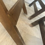 Folding Balcony Table wooden used