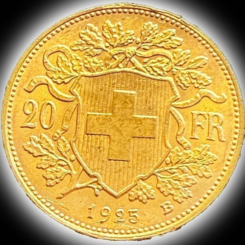 Swiss 20 Francs Gold Coin 24K Museum Quality Replica New