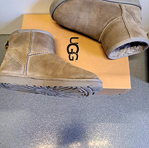 Ugg μπότες γκρι 37 με αδιαβροχοποιηση