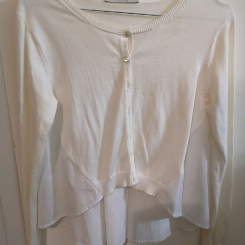 Alpha Studio cardigan new, cotton, white, size M