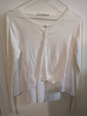 Alpha Studio cardigan new, cotton, white, size M