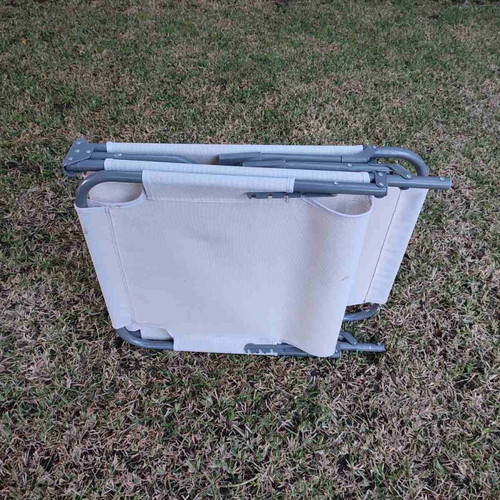 Folding beach loungers new, set of 2, 188x58x29 cm