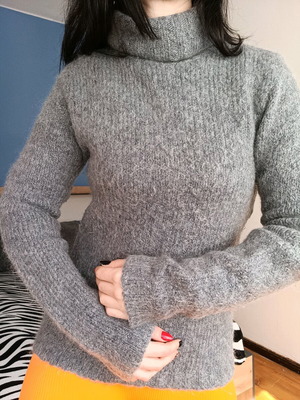 Vintage Hennes Mohair Sweater gray like new