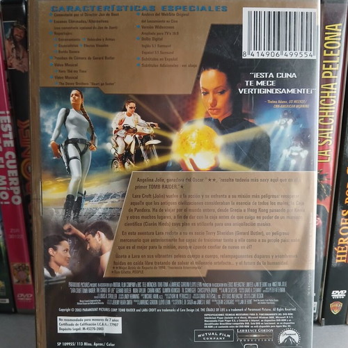Tomb Raider and the Cradle of Life DVD
