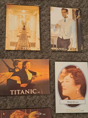Titanic 1997 collectible card set used, 170 cards