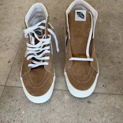 Vans high sneakers, brown, size 44