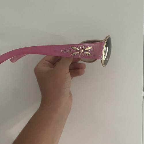 Prada sunglasses, pink and gold