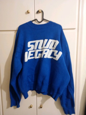 Pull & Bear blue knitted sweater XL like new