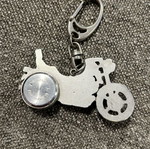 Keychain used in motorcycle shape
