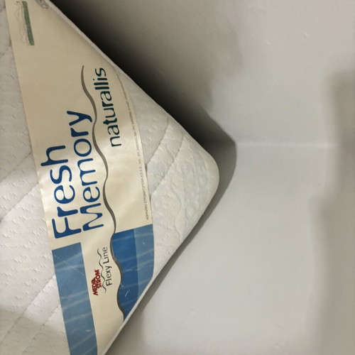 Anatomic bed 170x210 with heavy-duty frame and Mediastrom memory foam mattress