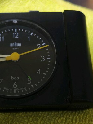 Braun Analog Table Quartz Clock Used