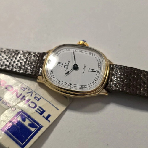 Technos Ellipse Swiss wristwatch, NOS, caliber AS 1977-2