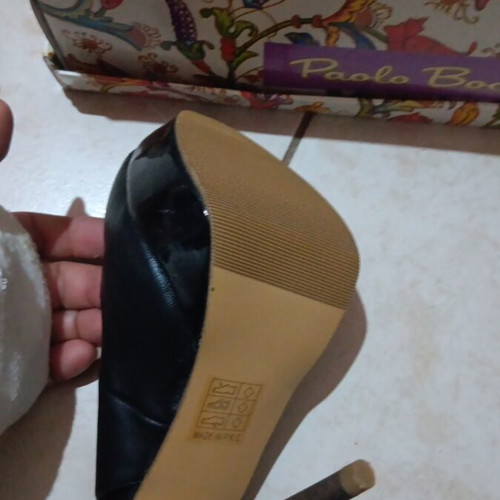Black slingback pumps size 37