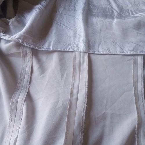 Stefi Cappeli short-sleeve women's jacket medium, like new, light gray