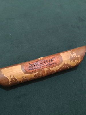 Wooden natural phone holder speaker without power new
