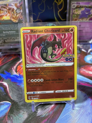 Radiant Charizard Pokemon card