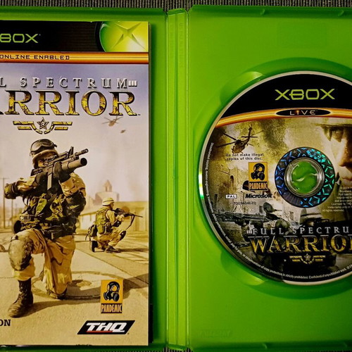 Full Spectrum Warrior Xbox original used, complete