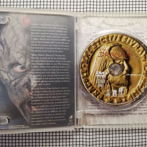 Bram Stoker's Dracula 2 Disc Collector's Edition DVD used with Greek subtitles