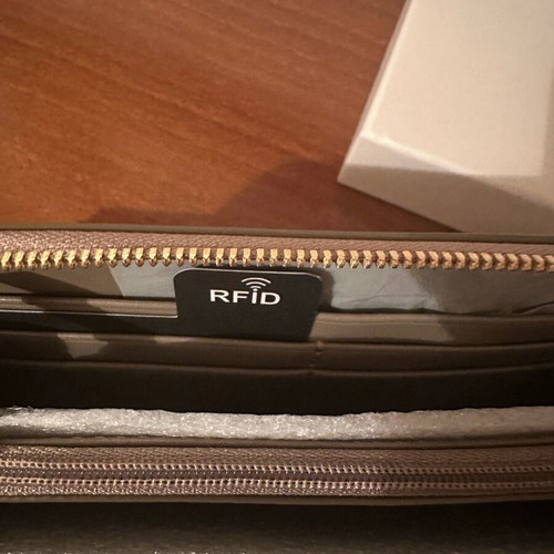Calvin Klein leather women's wallet new beige